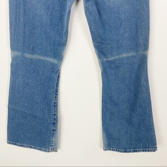 LEVI’S 519 Y2K Flare Leg Denim Jeans Size 9 Short Retro Style Mid-Hi Rise - Picture 6 of 8